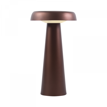 Nordlux Arcello elegante Tischlampe Brüniert Messing Spritzwasser geschützt angenehmes Licht